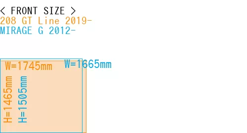 #208 GT Line 2019- + MIRAGE G 2012-